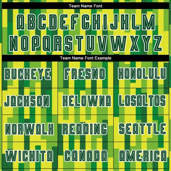 Camiseta de fútbol personalizada verde neón, sublimación verde-dorada Camiseta de fútbol personalizada verde neón, sublimación verde-dorada