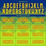 Camiseta de fútbol personalizada de sublimación neón, color verde y naranja. Camiseta de fútbol personalizada de sublimación neón, color verde y naranja.