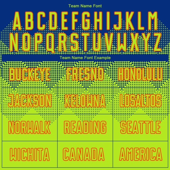 Camiseta de fútbol personalizada de sublimación neón, color verde y naranja. Camiseta de fútbol personalizada de sublimación neón, color verde y naranja.