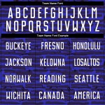 Uniforme de fútbol Jersey Royal White Sublimación personalizada Uniforme de fútbol Jersey Royal White Sublimación personalizada