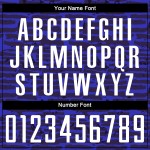 Uniforme de fútbol Jersey Royal White Sublimación personalizada Uniforme de fútbol Jersey Royal White Sublimación personalizada