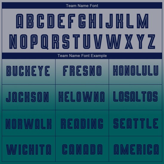 Camiseta larga de fútbol azul marino-verde azulado con mangas desteñidas grises personalizadas por sublimación Camiseta larga de fútbol azul marino-verde azulado con mangas desteñidas grises personalizadas por sublimación