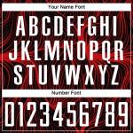 Uniforme de fútbol personalizado sublimado blanco y rojo, camiseta negra Uniforme de fútbol personalizado sublimado blanco y rojo, camiseta negra