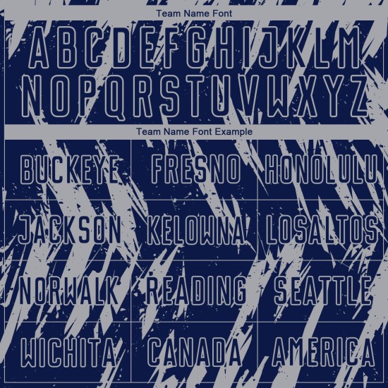 Camiseta gris sublimada personalizada azul marino uniforme de fútbol Camiseta gris sublimada personalizada azul marino uniforme de fútbol