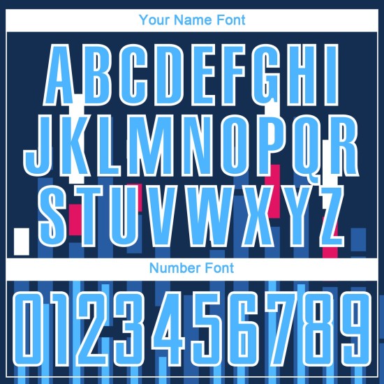 Camiseta personalizada de EE. UU., uniforme azul marino y blanco, líneas de sublimación azul cielo, fútbol Camiseta personalizada de EE. UU., uniforme azul marino y blanco, líneas de sublimación azul cielo, fútbol