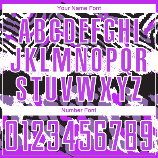 Camiseta de fútbol con estampado morado, blanco y negro, personalizada, sublimación Camiseta de fútbol con estampado morado, blanco y negro, personalizada, sublimación