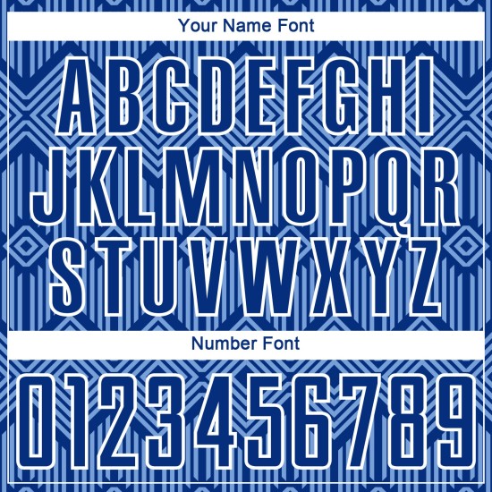 Camiseta de fútbol personalizada con sublimación geométrica, diseño abstracto azul y blanco, con formas reales claras Camiseta de fútbol personalizada con sublimación geométrica, diseño abstracto azul y blanco, con formas reales claras