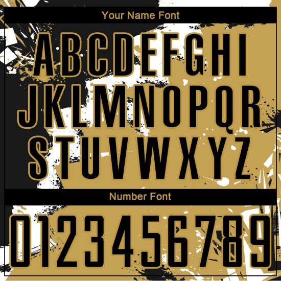 Uniforme Blanco - Camiseta Antigua Personalizada Spalsh Fútbol Negro Dorado Sublimación Uniforme Blanco - Camiseta Antigua Personalizada Spalsh Fútbol Negro Dorado Sublimación