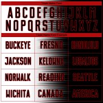 Camiseta de fútbol negra con degradado de sublimación blanco y rojo, uniforme personalizado Camiseta de fútbol negra con degradado de sublimación blanco y rojo, uniforme personalizado