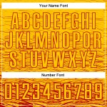 Camiseta de fútbol roja personalizada, uniforme de sublimación amarilla Camiseta de fútbol roja personalizada, uniforme de sublimación amarilla