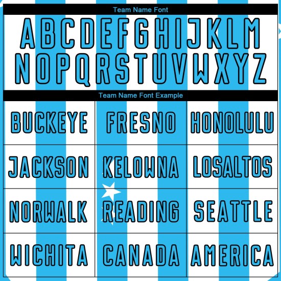 Uniforme de fútbol personalizado Sky And Stars con cuadros azul y negro, sublimación, camiseta blanca Uniforme de fútbol personalizado Sky And Stars con cuadros azul y negro, sublimación, camiseta blanca