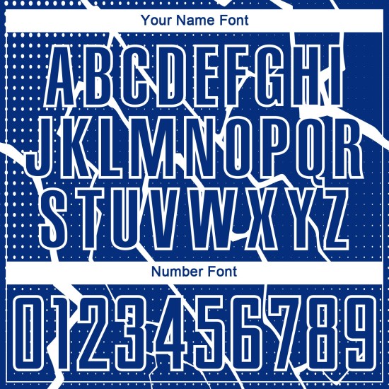 Camiseta personalizada de fútbol Royal Lightning, uniforme blanco de sublimación Camiseta personalizada de fútbol Royal Lightning, uniforme blanco de sublimación