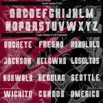 Camiseta de fútbol rasca y gana, uniforme de sublimación, personalizada, con estampado de grafiti en negro y granate. Camiseta de fútbol rasca y gana, uniforme de sublimación, personalizada, con estampado de grafiti en negro y granate.