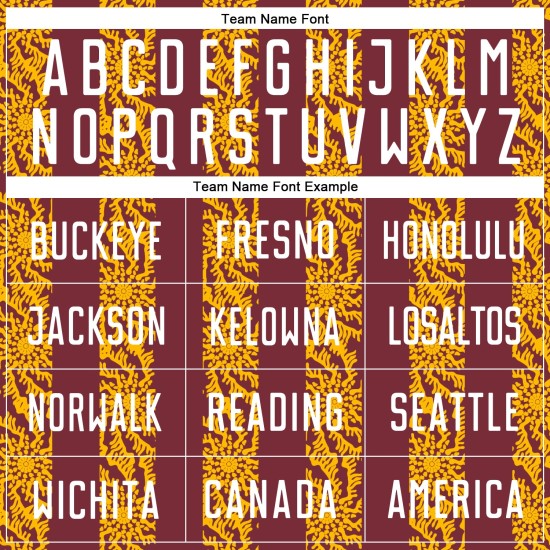 Uniforme de fútbol personalizado con sublimación, blanco, dorado y burdeos, abstracto. Uniforme de fútbol personalizado con sublimación, blanco, dorado y burdeos, abstracto.