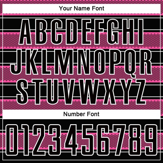 Uniforme de Fútbol y Camiseta Línea Rosa-Blanca Formas Personalizadas Geométricas Negras Sublimación Uniforme de Fútbol y Camiseta Línea Rosa-Blanca Formas Personalizadas Geométricas Negras Sublimación