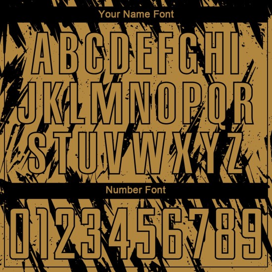 Camiseta de fútbol antigua personalizada con sublimación dorada, color negro Camiseta de fútbol antigua personalizada con sublimación dorada, color negro