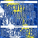 Camiseta de fútbol de sublimación, color amarillo claro y blanco, personalizada, con goteo y arte real, con salpicaduras Camiseta de fútbol de sublimación, color amarillo claro y blanco, personalizada, con goteo y arte real, con salpicaduras