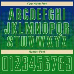 Camiseta Keely Sublimación Uniforme Fútbol Verde-Crema Personalizada Real Camiseta Keely Sublimación Uniforme Fútbol Verde-Crema Personalizada Real