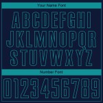 Camiseta de fútbol de sublimación verde azulado personalizada Camiseta de fútbol de sublimación verde azulado personalizada