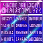 Uniforme personalizado de sublimación de fútbol morado y blanco de Jersey Lines Royal Uniforme personalizado de sublimación de fútbol morado y blanco de Jersey Lines Royal