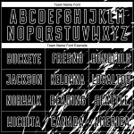 Uniforme de fútbol personalizado por sublimación, blanco y negro Uniforme de fútbol personalizado por sublimación, blanco y negro