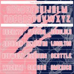 Camiseta de fútbol mediana con estampado de grafiti de sublimación personalizada en rosa y azul marino para rascar Camiseta de fútbol mediana con estampado de grafiti de sublimación personalizada en rosa y azul marino para rascar