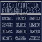 Uniforme de fútbol personalizado de moda con raya diplomática azul marino, camiseta de sublimación gris Uniforme de fútbol personalizado de moda con raya diplomática azul marino, camiseta de sublimación gris