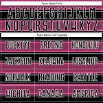 Uniforme de Fútbol y Camiseta Línea Rosa-Blanca Formas Personalizadas Geométricas Negras Sublimación Uniforme de Fútbol y Camiseta Línea Rosa-Blanca Formas Personalizadas Geométricas Negras Sublimación