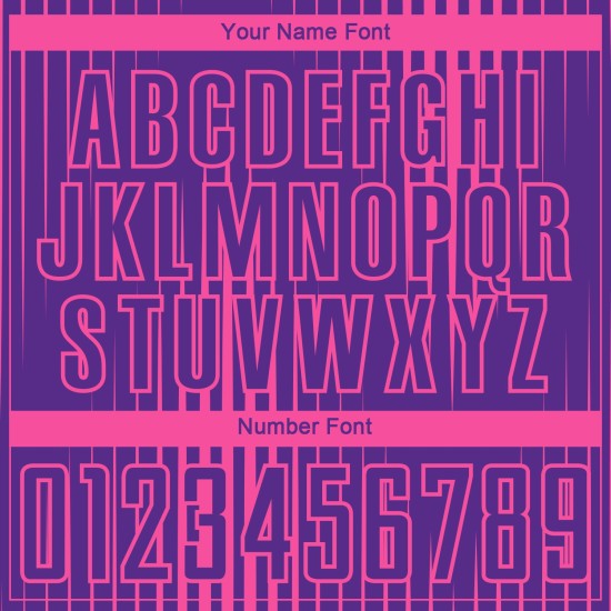 Camiseta personalizada de sublimación con líneas de uniforme de fútbol morado y rosa Camiseta personalizada de sublimación con líneas de uniforme de fútbol morado y rosa