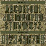 Uniforme de sublimación de camisetas de fútbol, personalizado, camuflaje verde oliva y negro Uniforme de sublimación de camisetas de fútbol, personalizado, camuflaje verde oliva y negro