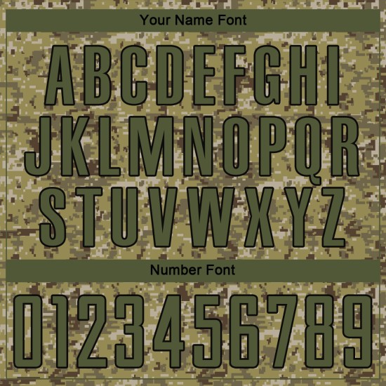 Uniforme de sublimación de camisetas de fútbol, personalizado, camuflaje verde oliva y negro Uniforme de sublimación de camisetas de fútbol, personalizado, camuflaje verde oliva y negro