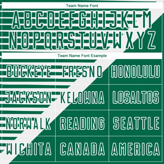 Camiseta de sublimación blanca a rayas personalizada Kelly Uniforme de fútbol verde Camiseta de sublimación blanca a rayas personalizada Kelly Uniforme de fútbol verde