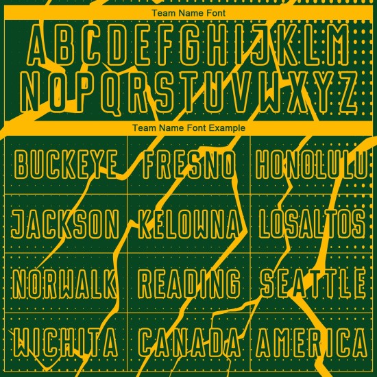 Camiseta de sublimación verde personalizada del uniforme dorado de Lightning Soccer Camiseta de sublimación verde personalizada del uniforme dorado de Lightning Soccer