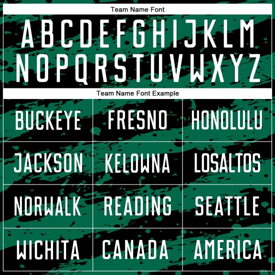 Uniforme personalizado negro blanco - Jersey Kelly Splash Sublimación verde Fútbol Uniforme personalizado negro blanco - Jersey Kelly Splash Sublimación verde Fútbol