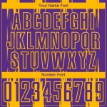 Uniforme de fútbol de sublimación con rayas doradas y moradas, personalizado y abstracto Uniforme de fútbol de sublimación con rayas doradas y moradas, personalizado y abstracto