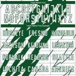 Uniforme de fútbol Kelly White personalizado, camiseta de sublimación verde Uniforme de fútbol Kelly White personalizado, camiseta de sublimación verde