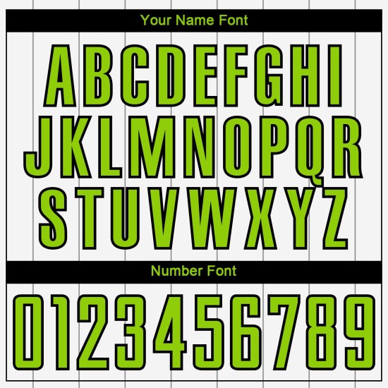 Camiseta de fútbol de sublimación de rayas verde-negra, personalizada, blanca y neón Camiseta de fútbol de sublimación de rayas verde-negra, personalizada, blanca y neón