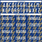 Camiseta de fútbol personalizada dorada con sublimación, color blanco y zigzag antiguo. Camiseta de fútbol personalizada dorada con sublimación, color blanco y zigzag antiguo.