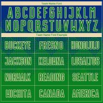 Camiseta Keely Sublimación Uniforme Fútbol Verde-Crema Personalizada Real Camiseta Keely Sublimación Uniforme Fútbol Verde-Crema Personalizada Real