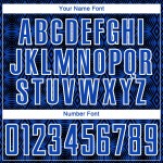 Camiseta de fútbol Thunder con formas geométricas, uniforme, negro y blanco, sublimación personalizada, azul Camiseta de fútbol Thunder con formas geométricas, uniforme, negro y blanco, sublimación personalizada, azul