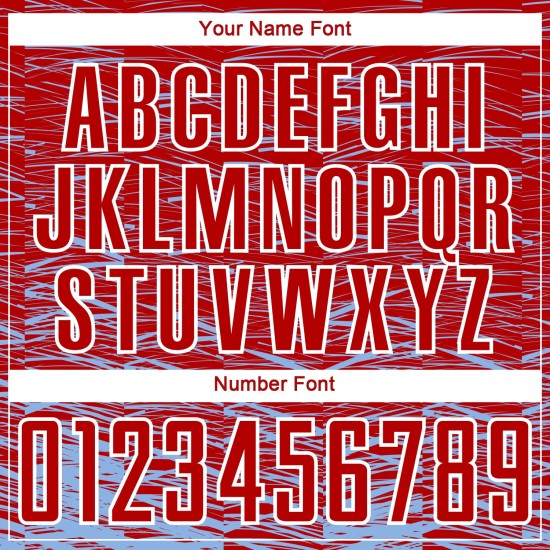 Camiseta de fútbol personalizada por sublimación, uniforme de línea ligera azul y blanca, color rojo Camiseta de fútbol personalizada por sublimación, uniforme de línea ligera azul y blanca, color rojo