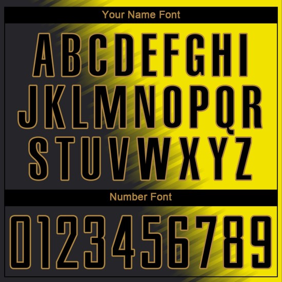 Uniforme de fútbol negro y dorado antiguo, sublimación dorada, personalizado Uniforme de fútbol negro y dorado antiguo, sublimación dorada, personalizado